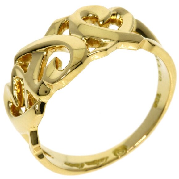 TIFFANY 18k Yellow Heart Ring - Picture 2 of 11